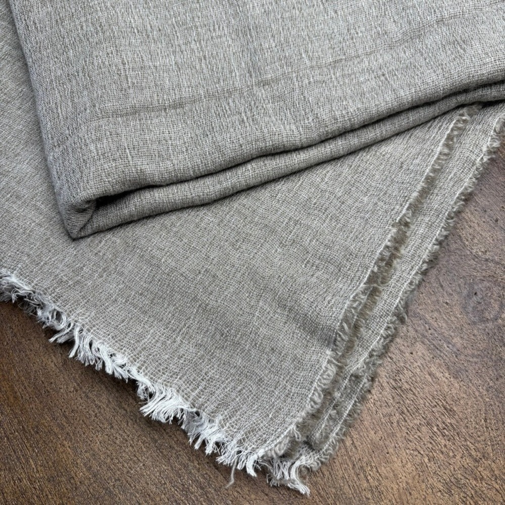 Liebeskind Berlin Wool Blend Scarf 27X77 Quiet Luxury Minimalist - Picture 2 of 7